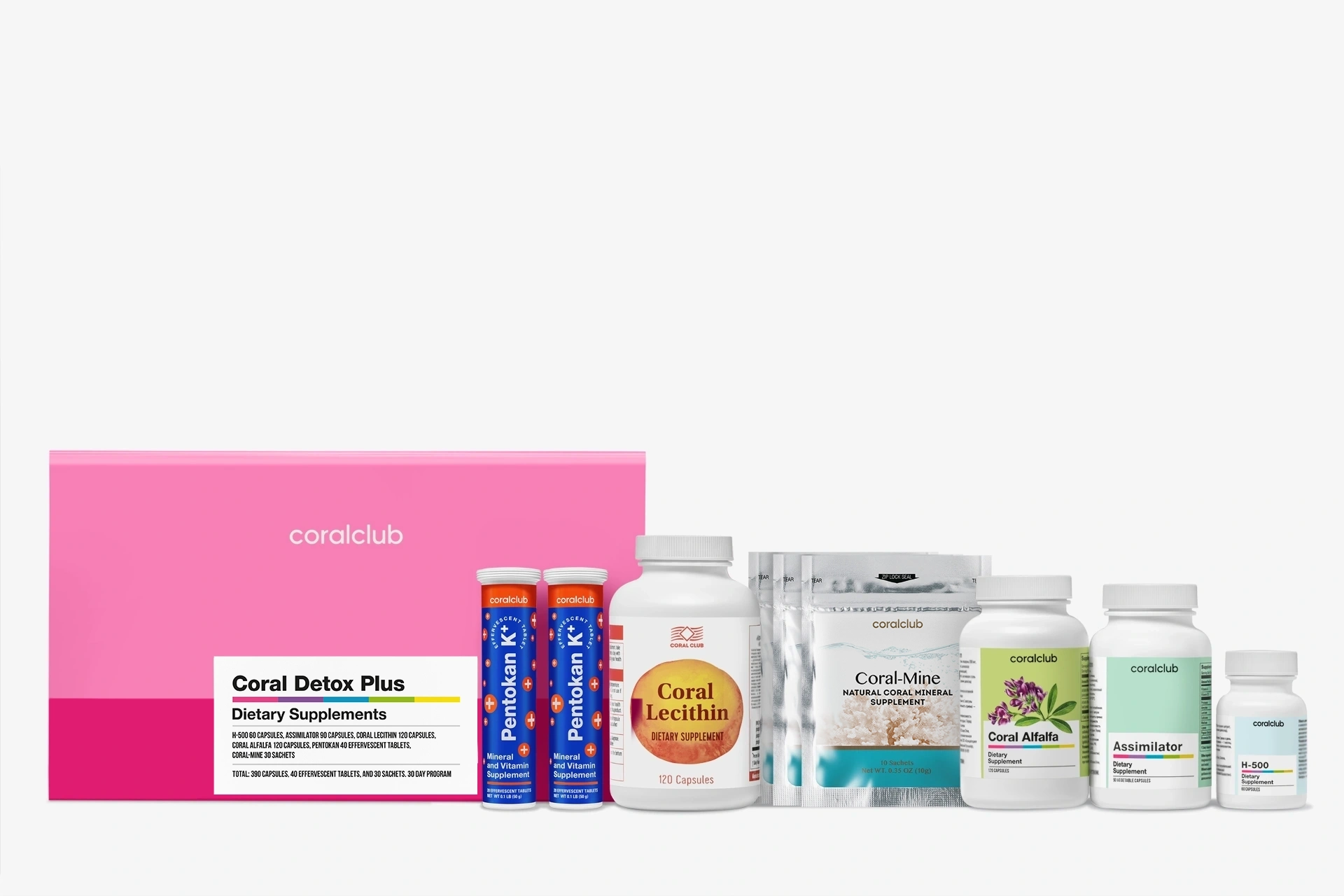 Coral Detox Plus, 6 Products